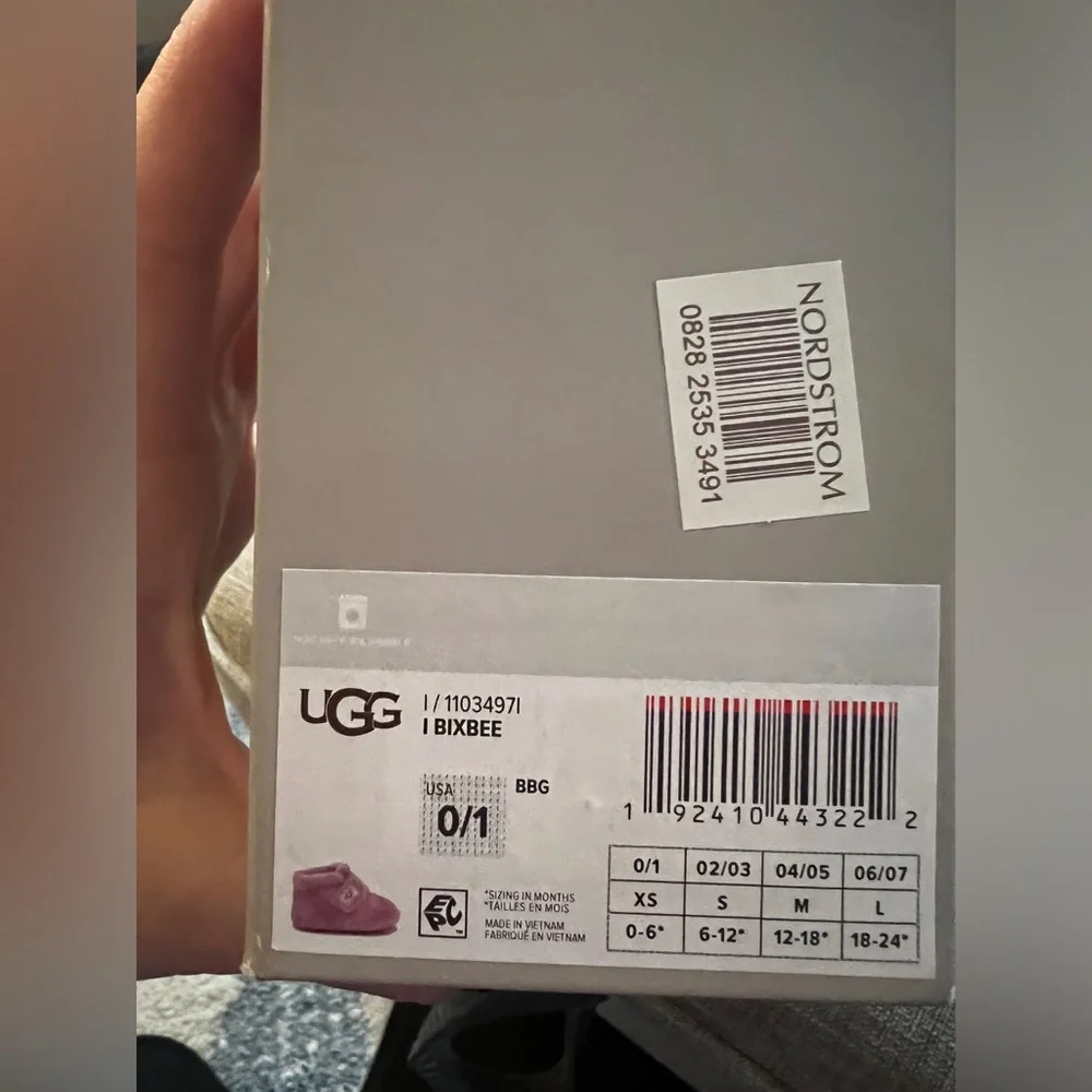 Ugg Bixbee Baby Booties Bubblegum - Picture 5 of 9